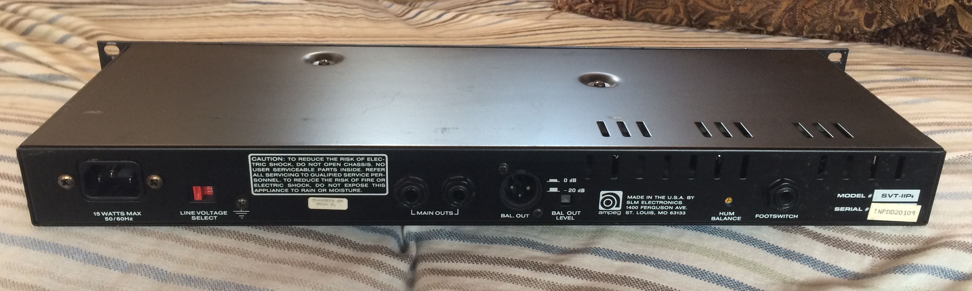 ampeg svt iip preamp